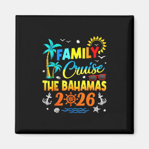 Family Cruise The Byhamas 2026 Summer Matching Vac Magnet