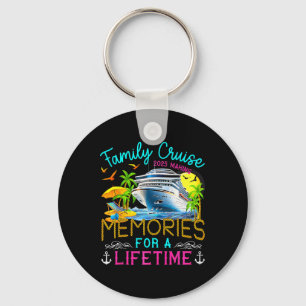 Family Cruise Vacation 2025 Matching Cruise Ship  Key Ring