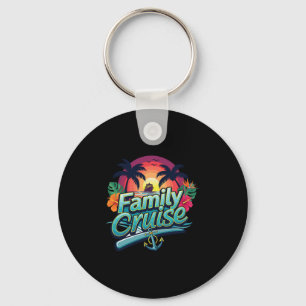 Family Cruise Vacation Adventure Cruise Trip Key Ring