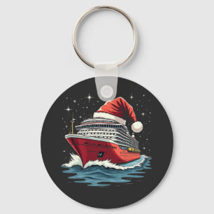 Family Cruising Cruise ship Matching Christmas Key Ring