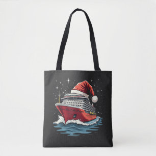 Family Cruising Cruise ship Matching Christmas  Tote Bag