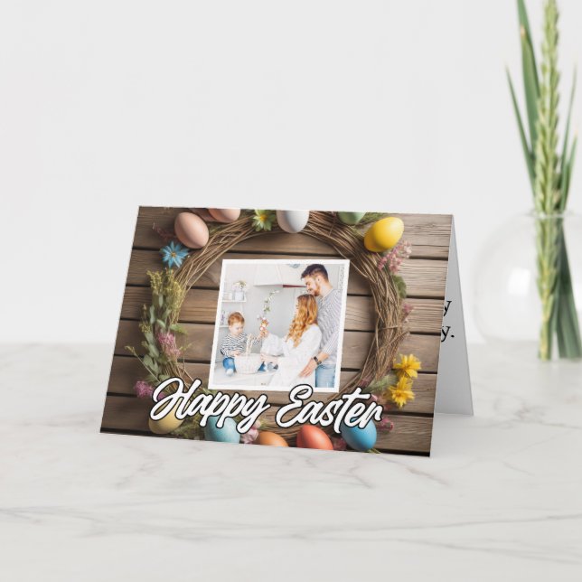 Family Custom Easter Collage Photos Template (Front)