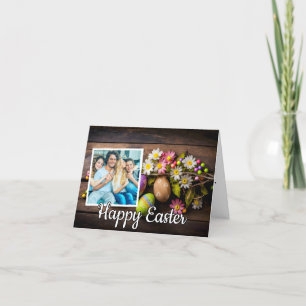 Family Custom Easter Eggs Photo Template
