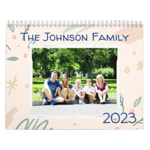 Family Custom Photo 2023 Calendar