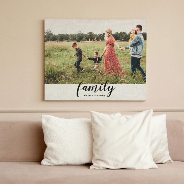 Family Custom Photo Canvas Print (Family Custom Photo Canvas Print)