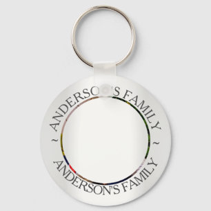 Family Custom Photo Key Ring