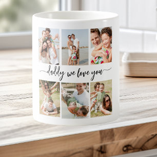 Family Dad - Father's Day Photo Collage Coffee Mug