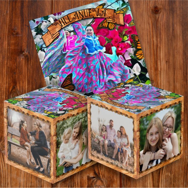 Family Dancing with Flowers & Butterflies PV01 Cube (Creator Uploaded)