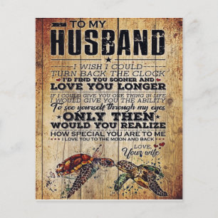Family Decoration, To My Husband Gift Flyer