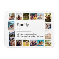 Family Definition Personalised 16 Photo Collage