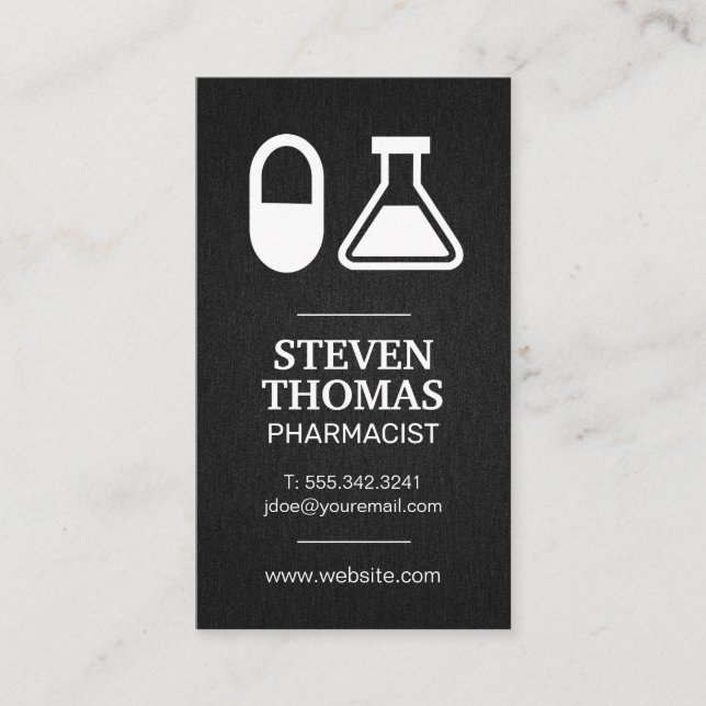 Family Doctor | Practice MD | Pharmacist Business Card (Front)