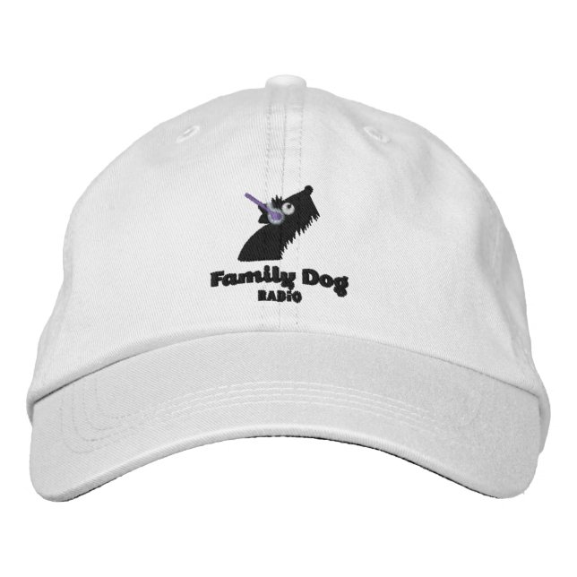 Family Dog Radio Embroidered Hat (Front)