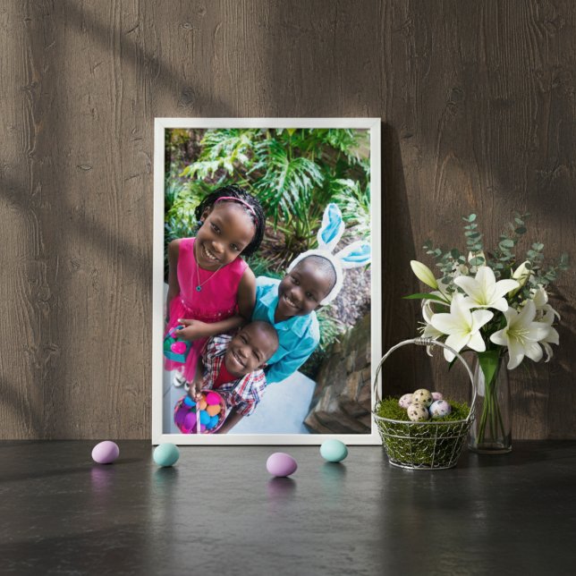 Family Easter Photo 5" x 7" Premium Satin Print (The size you want, the quality you deserve.)
