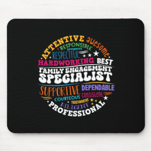 Family Engagement Specialist Appreciation Back To  Mouse Pad