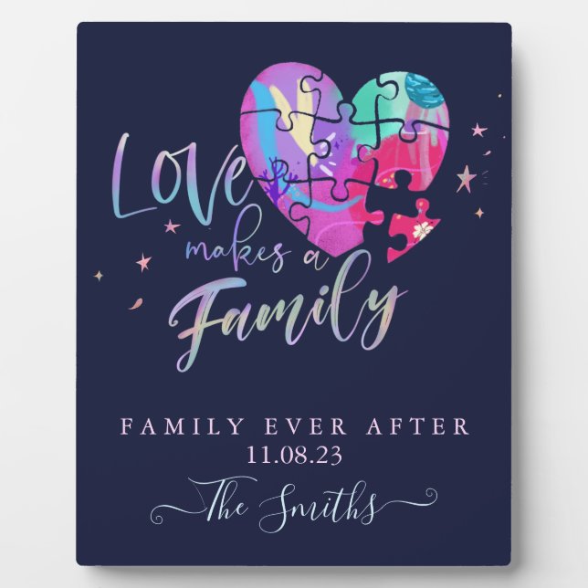 Family Ever After Plaque (Front)