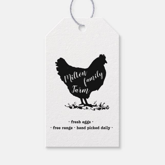 Family Farm | Egg Carton Tag (Front)