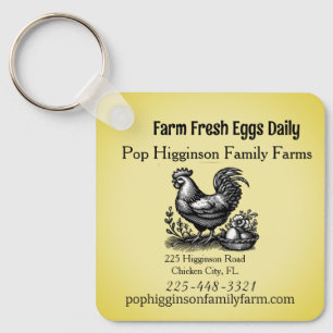 Family Farm Key Ring