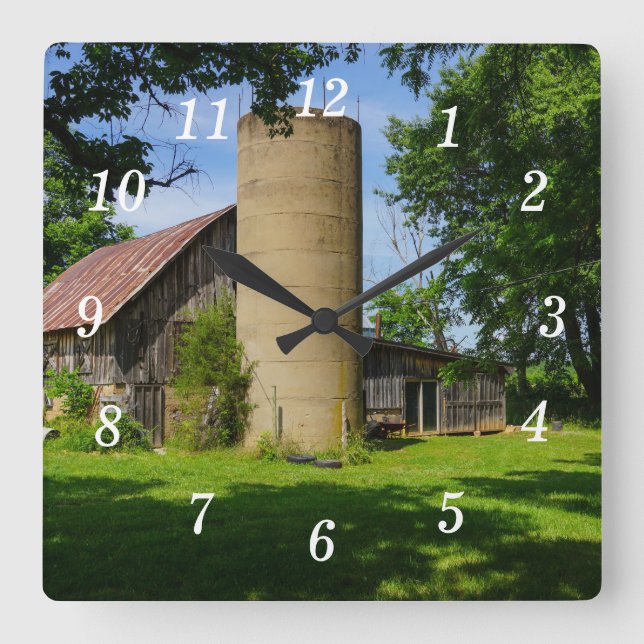 Family Farm Wall Clock (Front)