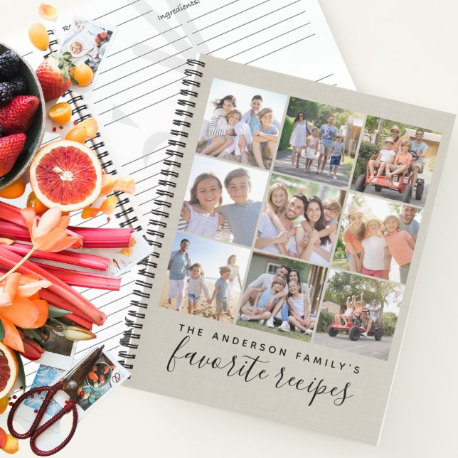 Family Favorites Photo Collage Recipe Book (Creator Uploaded)