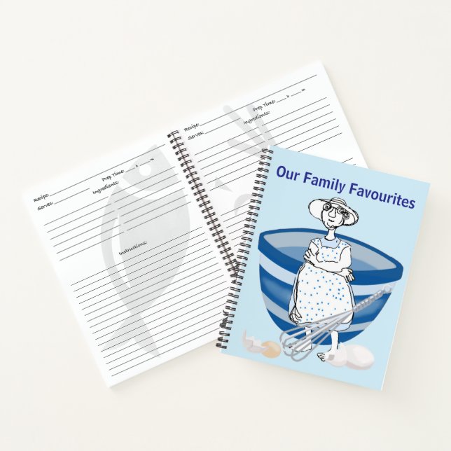 Family Favourite Recipes Notebook (Inside)