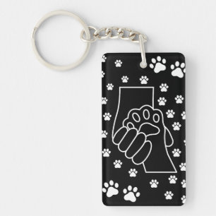 family fingerprints key ring