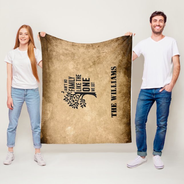 Family Fleece Blanket (In Situ)