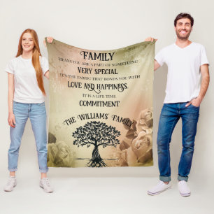 Family Fleece Blanket