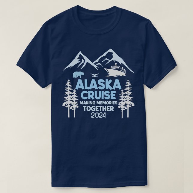 Family Friends and Group Alaska Cruise 2024 Gift F T-Shirt (Design Front)