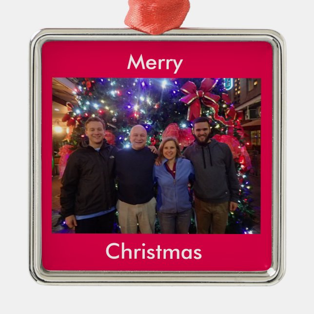 Family + Friends Christmas Ornament (Front)