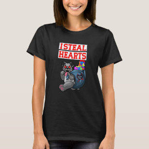 Family Friends I Steal Hearts Panda Valentine T-Shirt