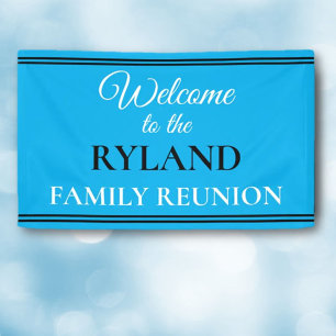 Family fun! Custom family reunion Banner
