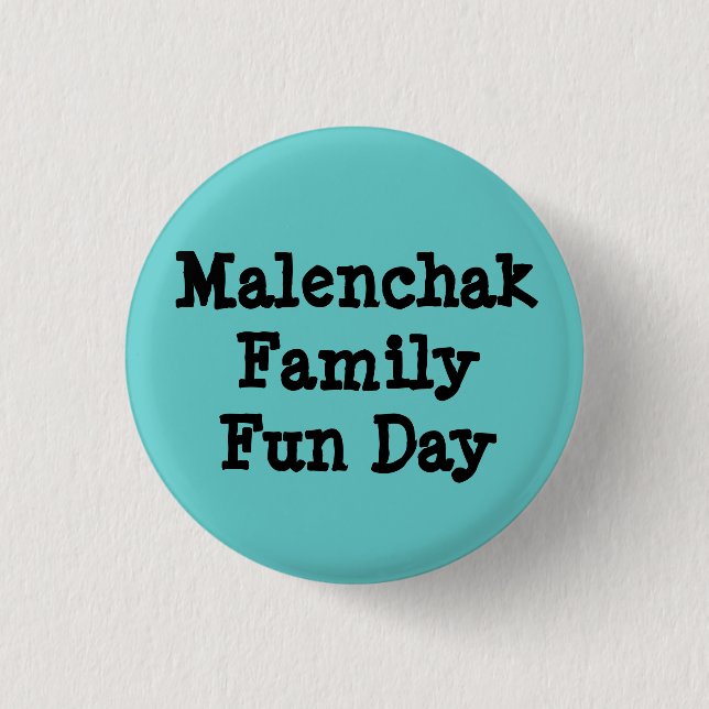 Family Fun Day Button (Front)