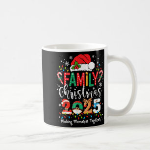 Family Funny Christmas Matching 2025 Santa Tee Paj Coffee Mug