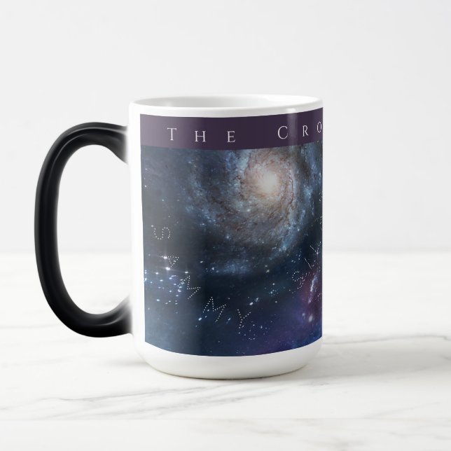 Family Galaxy Two Parent Two Children Stars 2  Magic Mug (Left)