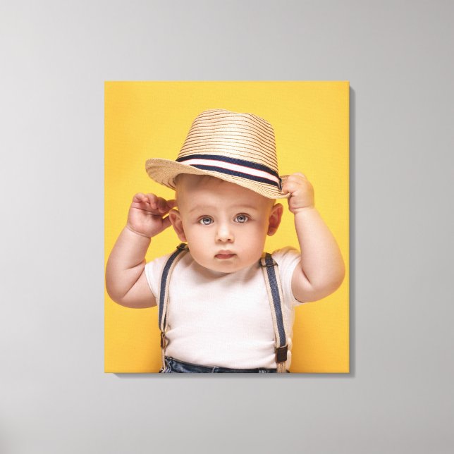 Family Gallery Full Photo Portrait Canvas Print (Front)