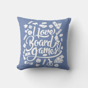 Family Game Night Love Board Games Gamer Cushion