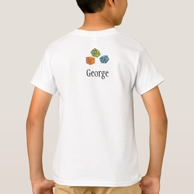 Family games night, board games enthusiasts T-Shirt (Back)