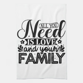 Family Gathering Tea Towel