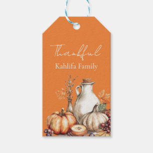 Family gathering Thanksgiving Dinner Gift Tags