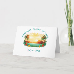 Family get together card jamaican vibe