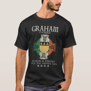 Family Graham arm Ireland Irish Celtic cross T-Shirt