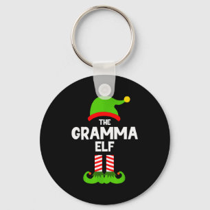 Family Gramma Elf Christmas Matching Pajama Funny  Key Ring