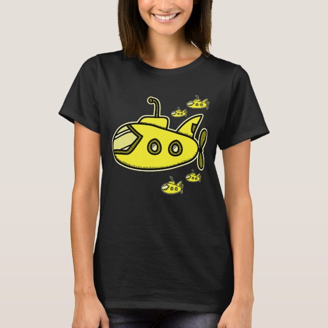 Family Group  Submarines T-Shirt (Front)