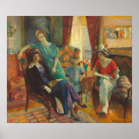 Family Group - William Glackens Fine Art Poster