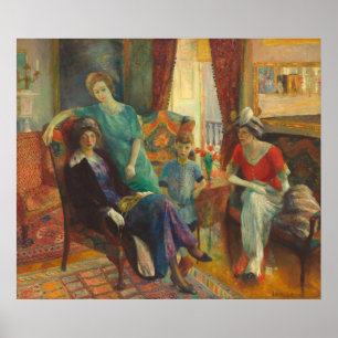 Family Group - William Glackens Fine Art Poster