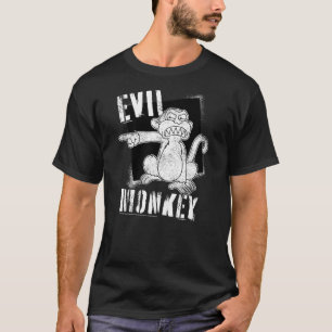 Family Guy Evil Monkey Angry Distressed Big Chest  T-Shirt