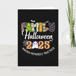 Family Halloween 2025 Making Memories Together Cru Card