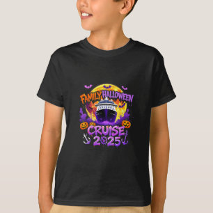 Family Halloween Cruise 2025 Spooky Matching Crew T-Shirt