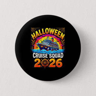 Family halloween cruise squad 2026 costume men 6 cm round badge