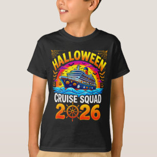 Family halloween cruise squad 2026 costume men T-Shirt